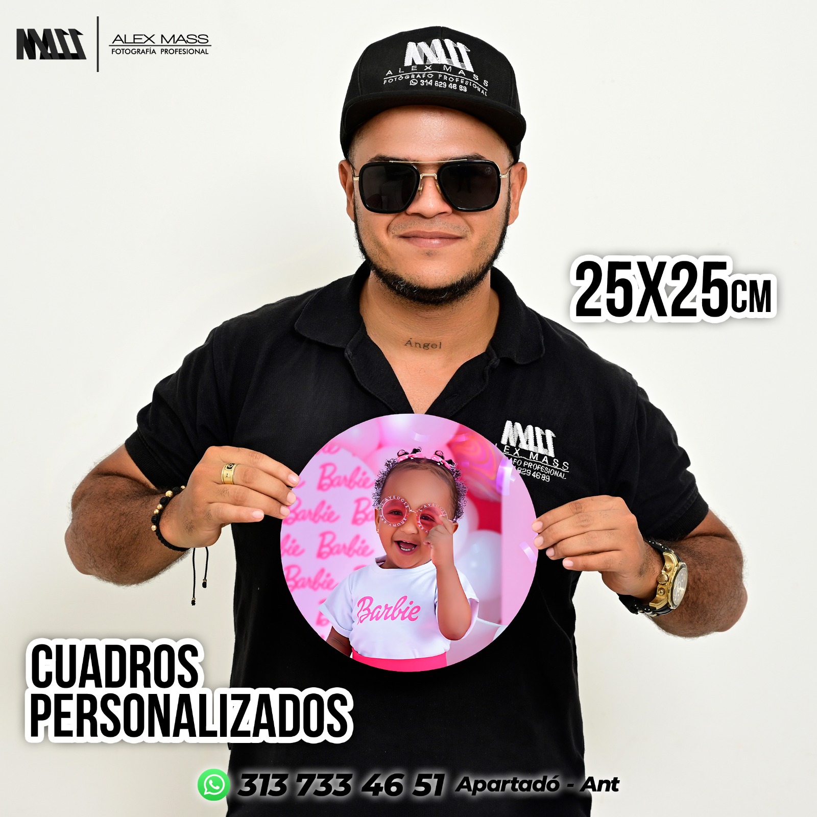 Cuadros Circulares Personalizados 25x25